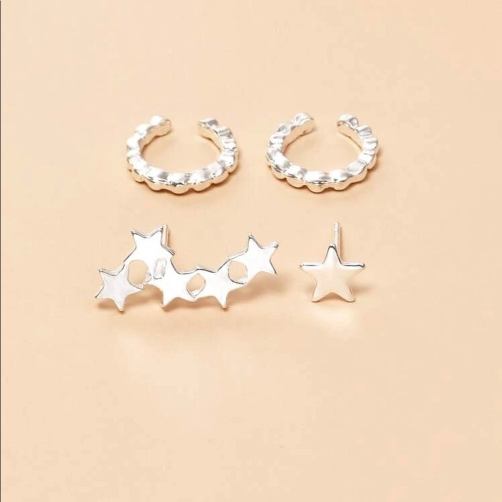 New Fashion Star Charm  &Cuffs Earring - Picture 4 of 4